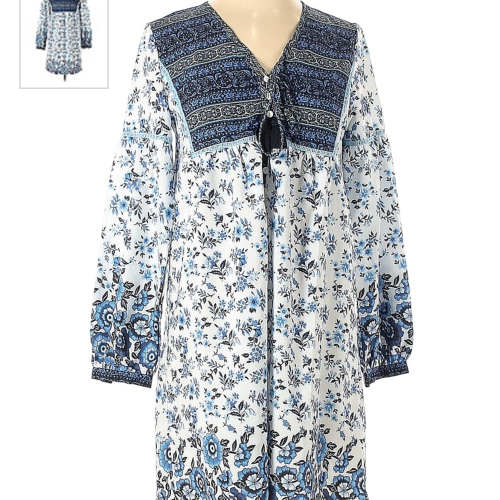Tddpsshdp floral blue dress